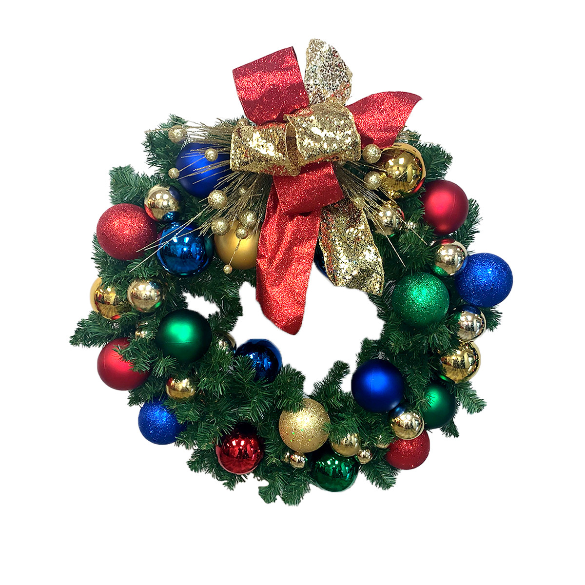 Pre-Decorated Wreath 36" Northern Seasons Collection, Unlit